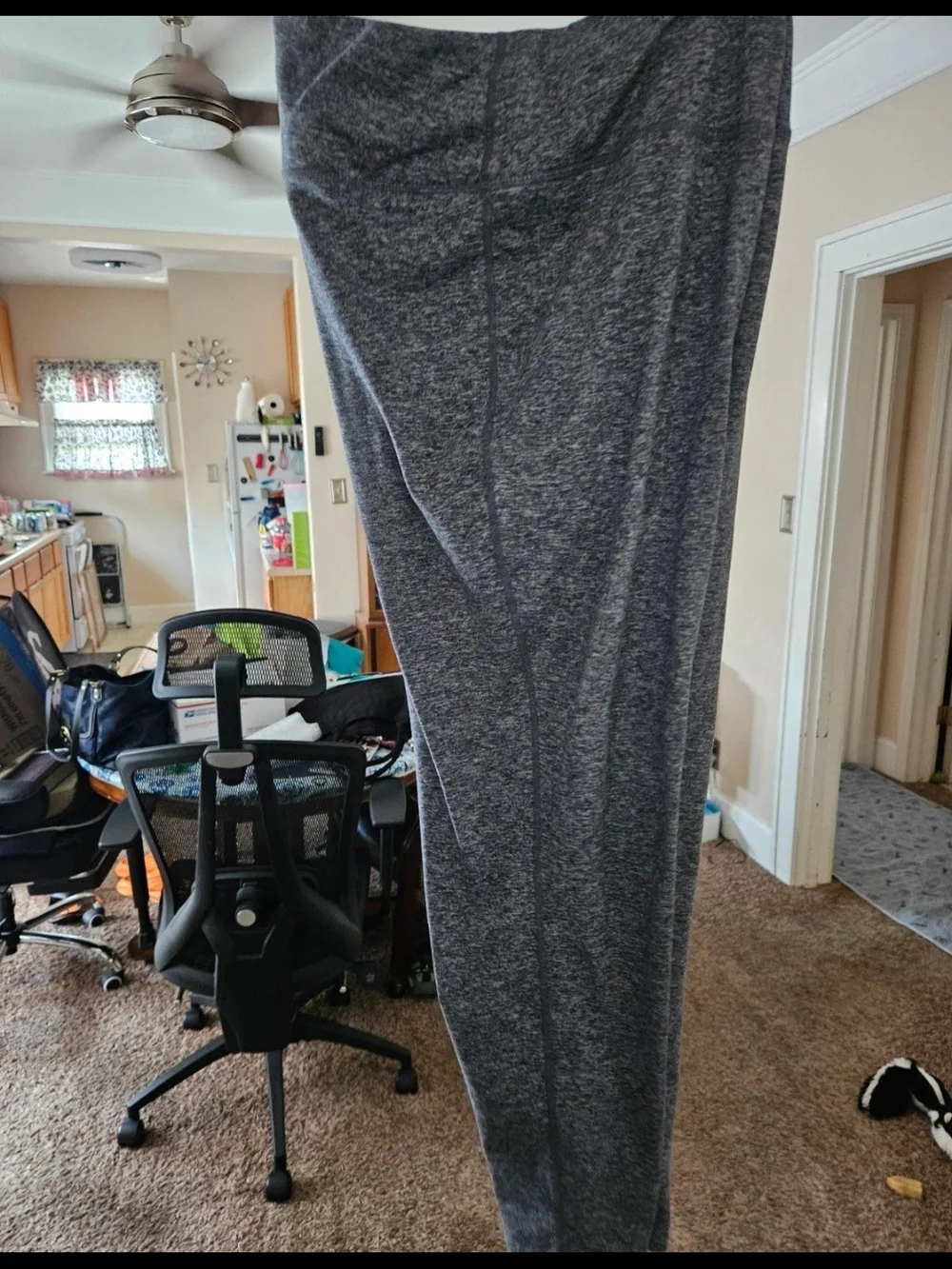 MTA Sport Heather Gray Activewear Top